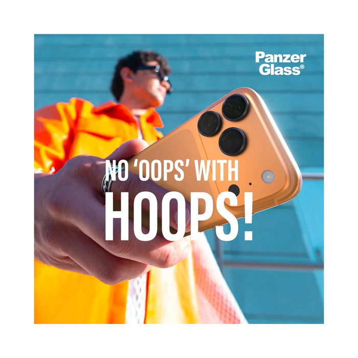 PanzerGlass Transparent Camera Lens Protector iPhone 17 Pro/ Max, Available now from TaMiMi Projects in Qatar.