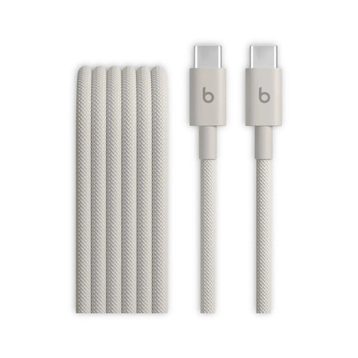 Beats USB‑C to USB‑C Woven Cable (1.5 m) - Surge Stone, available now from TaMiMi Projects in Qatar.