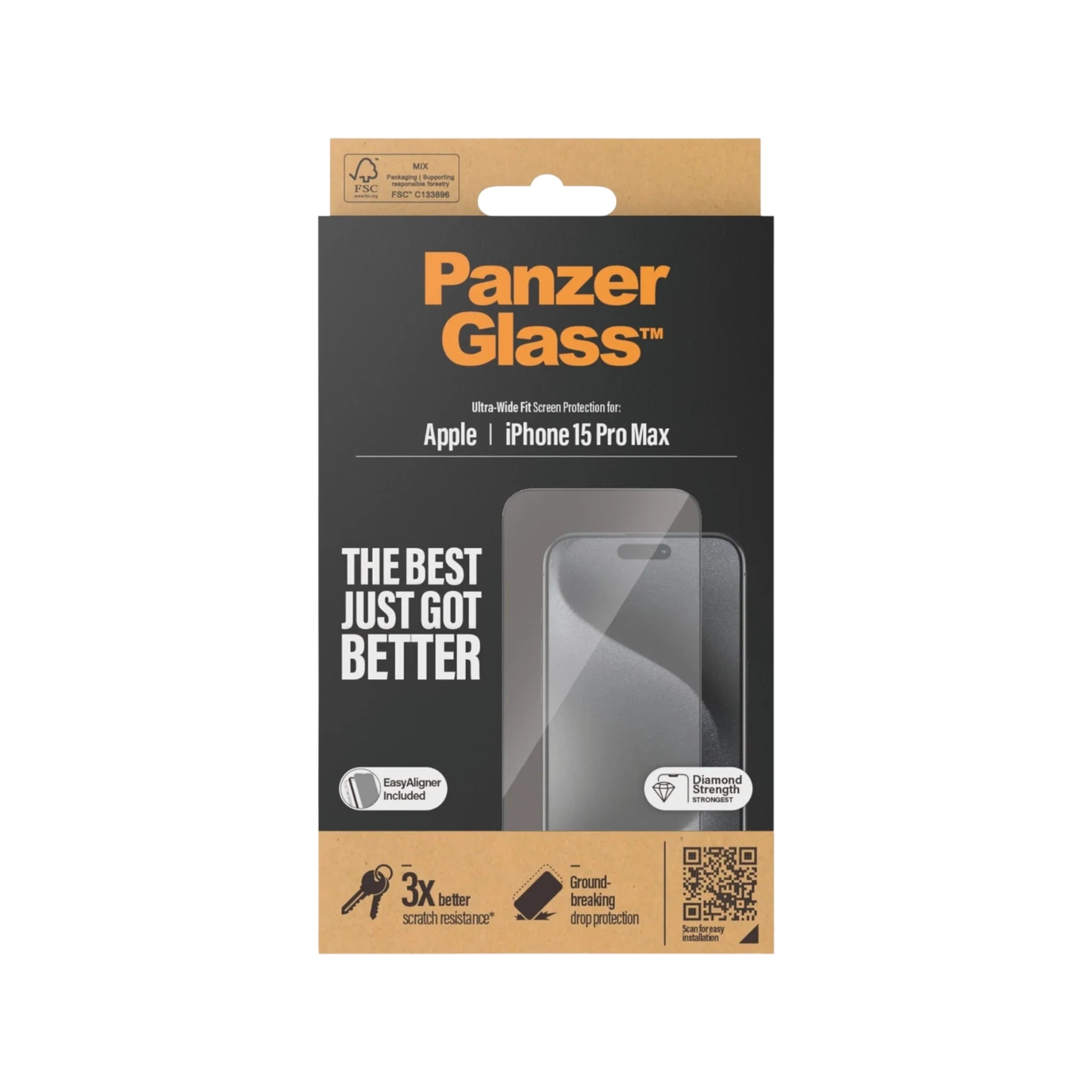 PanzerGlass™ Screen Protector 15 Pro Max - Clear PanzerGlass™ Screen Protector 15 Pro Max - Clear