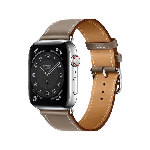 Get Hermès Hermès Apple Watch Band 45mm - Étoupe Single Tour in Qatar from TaMiMi Projects