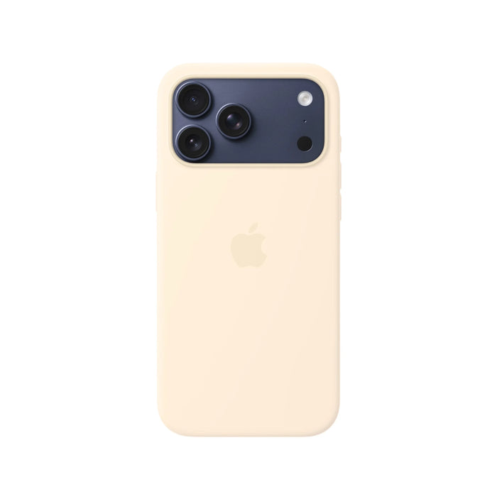 Apple iPhone 17 Pro Max Silicone Case with MagSafe in Vanilla. TaMiMi Projects Qatar.