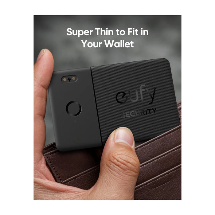 Eufy SmartTrack Card E30, Works with Apple Find My for global item tracking, water-resistant design. at TaMiMi Projects, Qatar