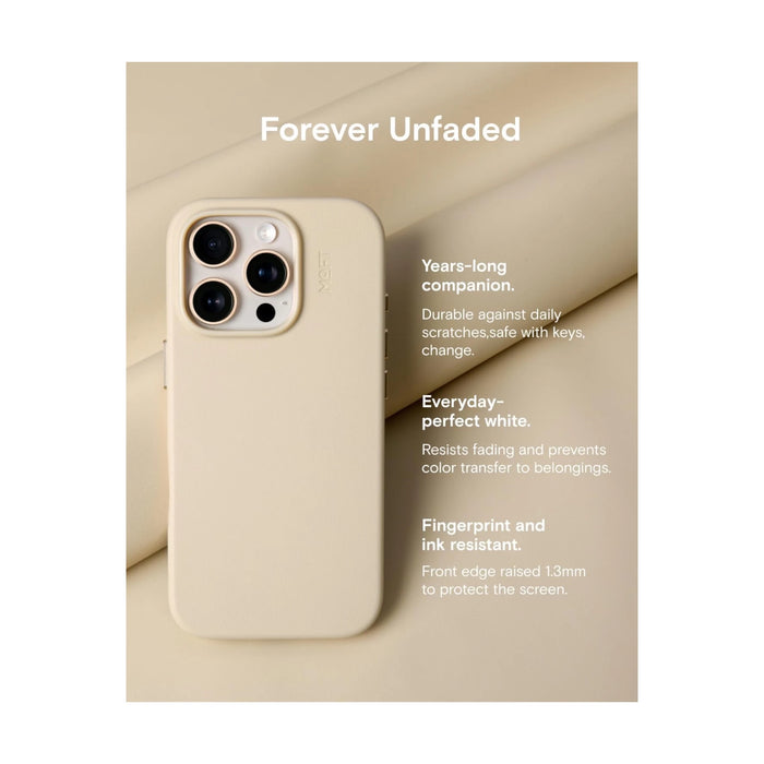 MOFT Snap Case iPhone 16 Pro Max MagSafe - Misty Cove, vegan leather, durable & scratch-resistant. at TaMiMi Projects.