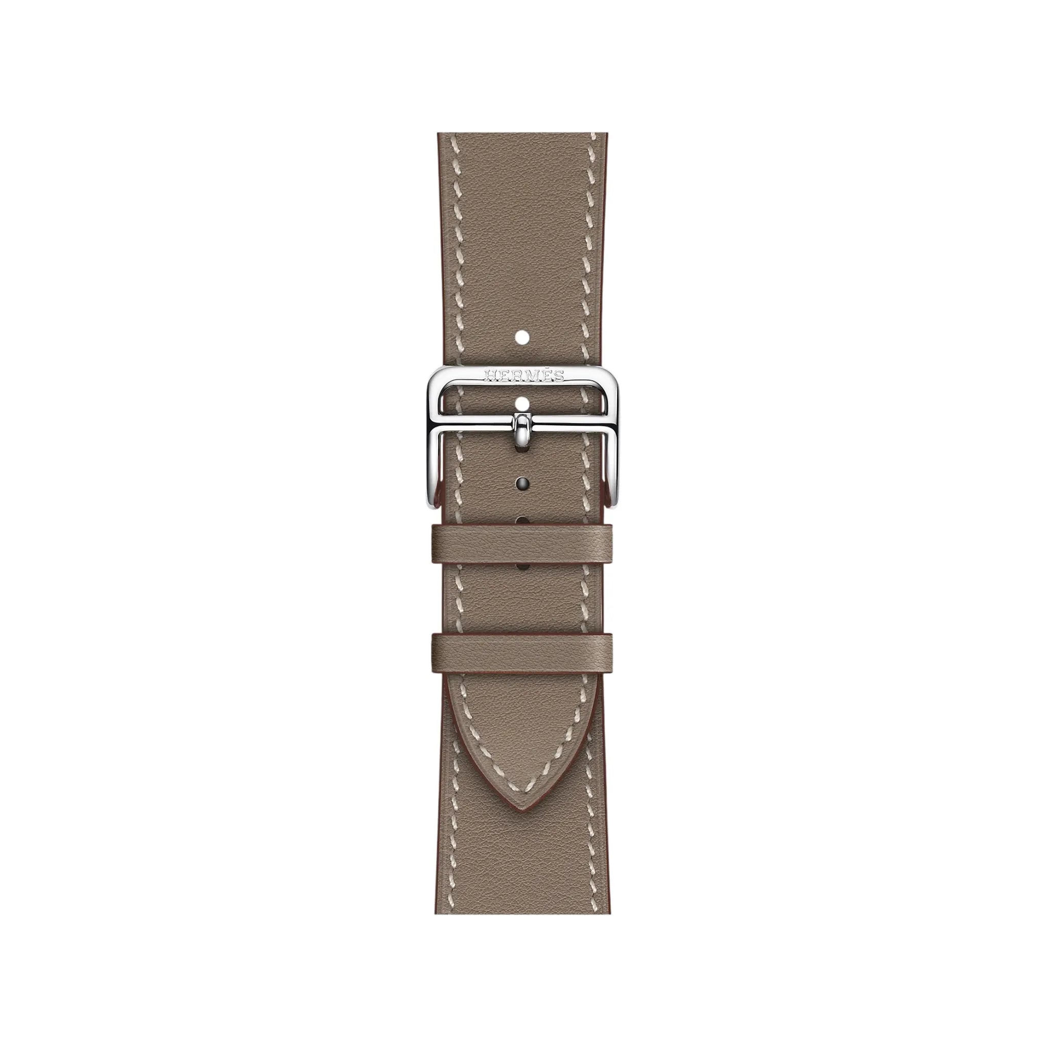 Hermès Apple Watch band 42mm - Étoupe Single Tour