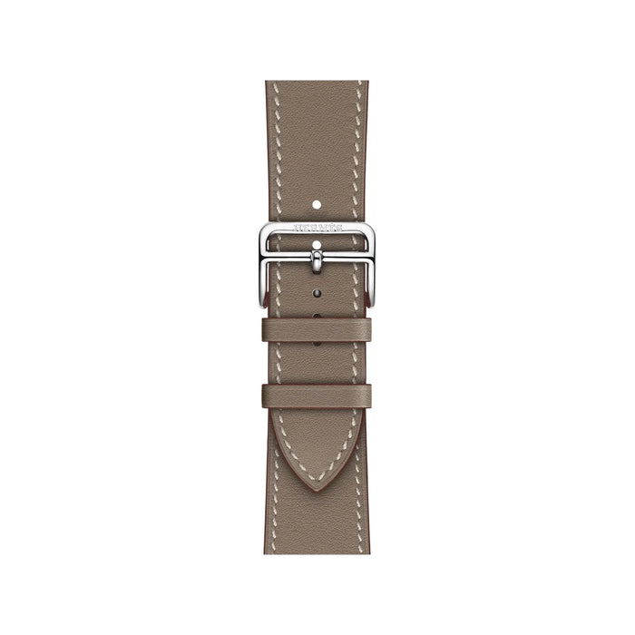 Hermès Apple Watch band 42mm - Étoupe Single Tour, Available now from TaMiMi Projects in Qatar.