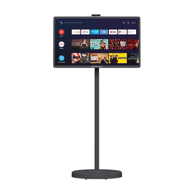 Powerology 32” Portable Android Smart Monitor, Android 15 operating system, Available now from TaMiMi Projects in Qatar.