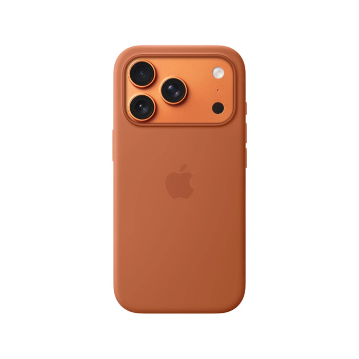 Apple iPhone 17 Pro Silicone Case Terra Cotta with MagSafe
Available now from TaMiMi Projects in Qatar.