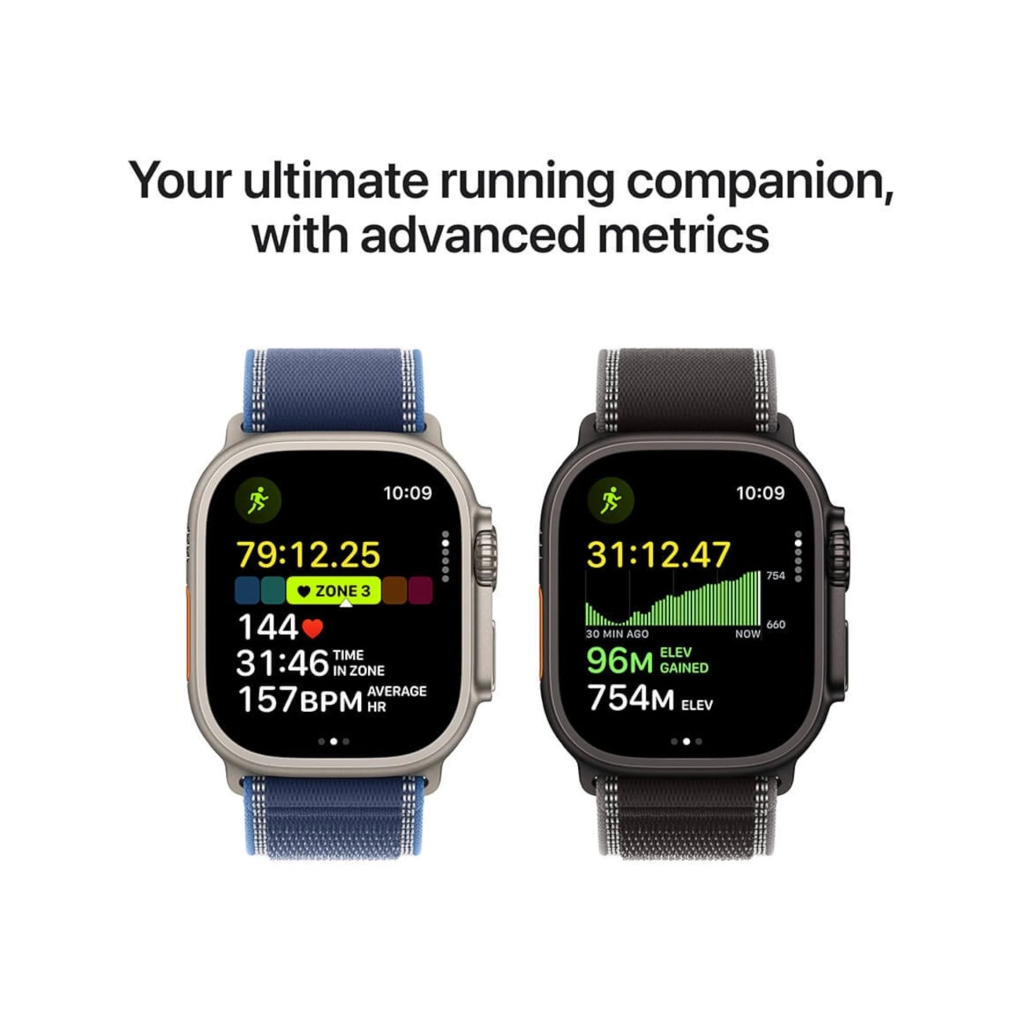 Apple Watch Ultra 3 GPS + Cellular, 49mm Black Case with Black/Charcoal Trail Loop Apple Watch Ultra 3 GPS + Cellular, 49mm Black Case with Black/Charcoal Trail Loop