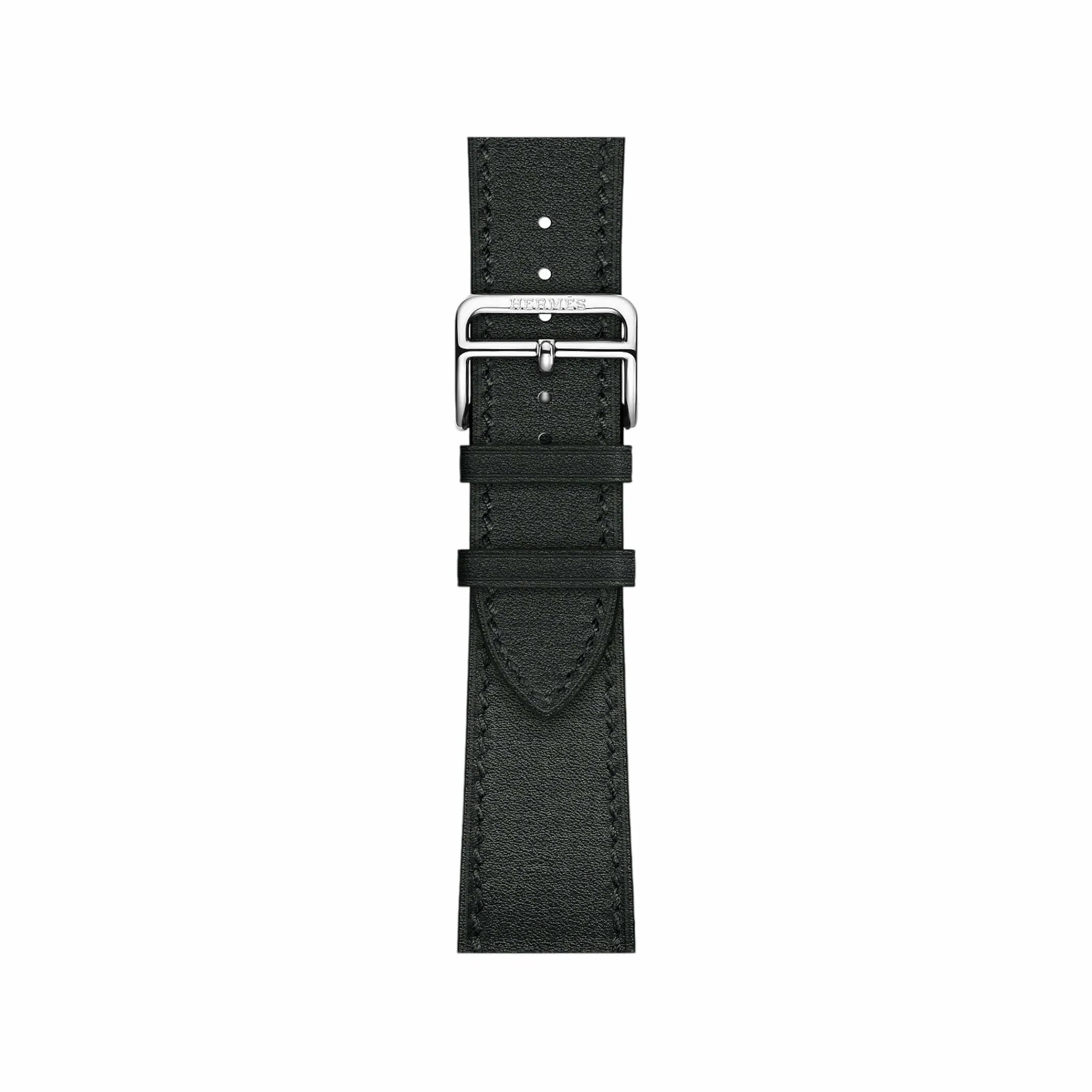 Hermès Apple Watch band 42mm - Noir Swift calfskin Hermès Apple Watch band 42mm - Noir Swift calfskin