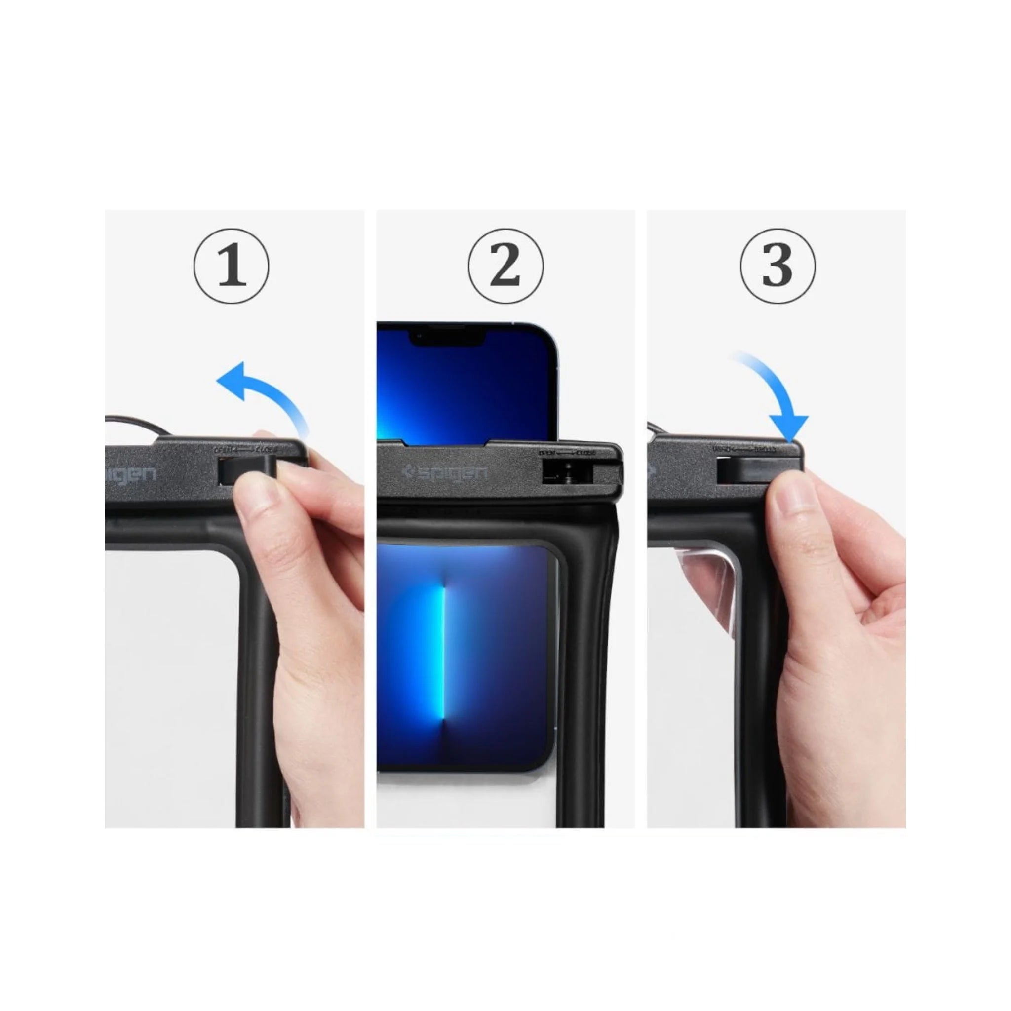 Spigen Universal Waterproof Case - Black Spigen Universal Waterproof Case - Black