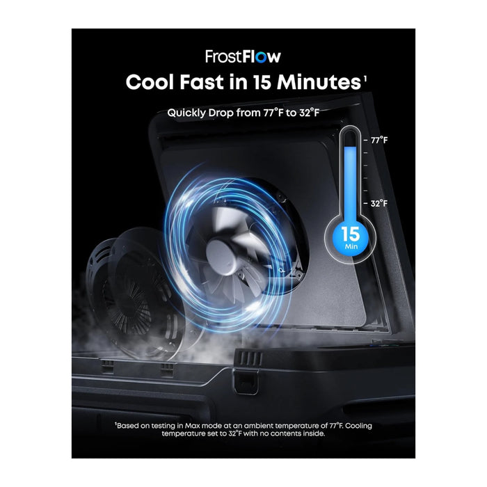 Anker SOLIX EverFrost 2 Portable Electric Cooler 40L, ideal for camping, travel, and outdoor trips. from TaMiMi Projects in Qatar.