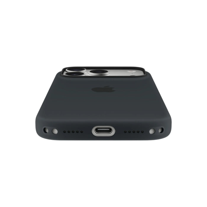 Apple iPhone 17 Pro Silicone Case with MagSafe in Guava. TaMiMi Projects Qatar.