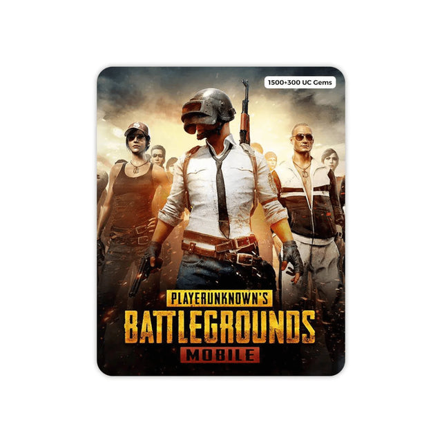 ‫شدات PUBG موبايل - 1500 + 300 UC‬
‫اشحن حسابك بـشدات إضافية لشراء السكنات، الملابس، وترقية الباتل باس‬, تميمي بروجكتس، قطر
