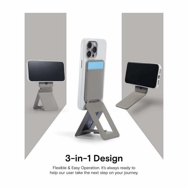 ستاند موفت ثلاثي القوائم مع محفظة - ماج سيف, ‫مصنوع من جلد نباتي عالي الجودة‬, متوفر الان لدي تميمي بروجكتس في قطر