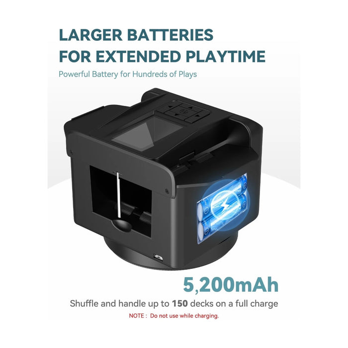 KPAW 2-in-1 Automatic Card Shuffler & Dealer, Supports up to 12 players – ideal for parties, at TaMiMi Projects in Qatar.