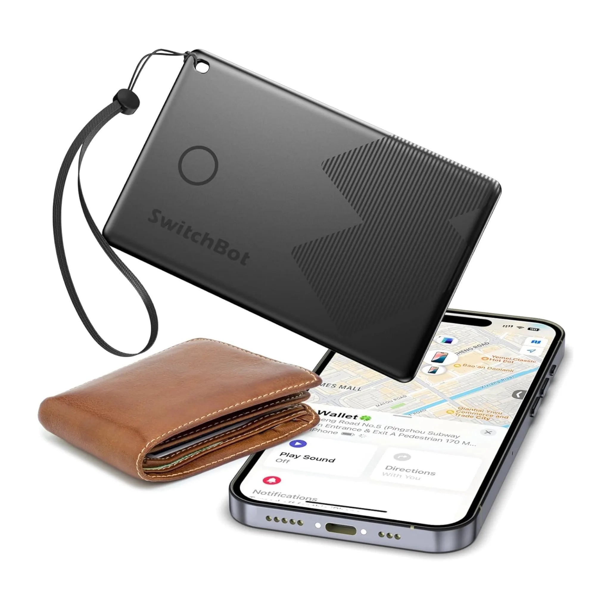 SwitchBot Wallet Tracker Card with Apple Find My SwitchBot Wallet Tracker Card with Apple Find My