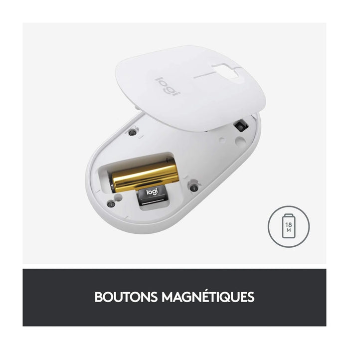 Logitech M350 Line-Friends Wireless Mouse, silent and portable, available from TaMiMi Projects in Qatar.