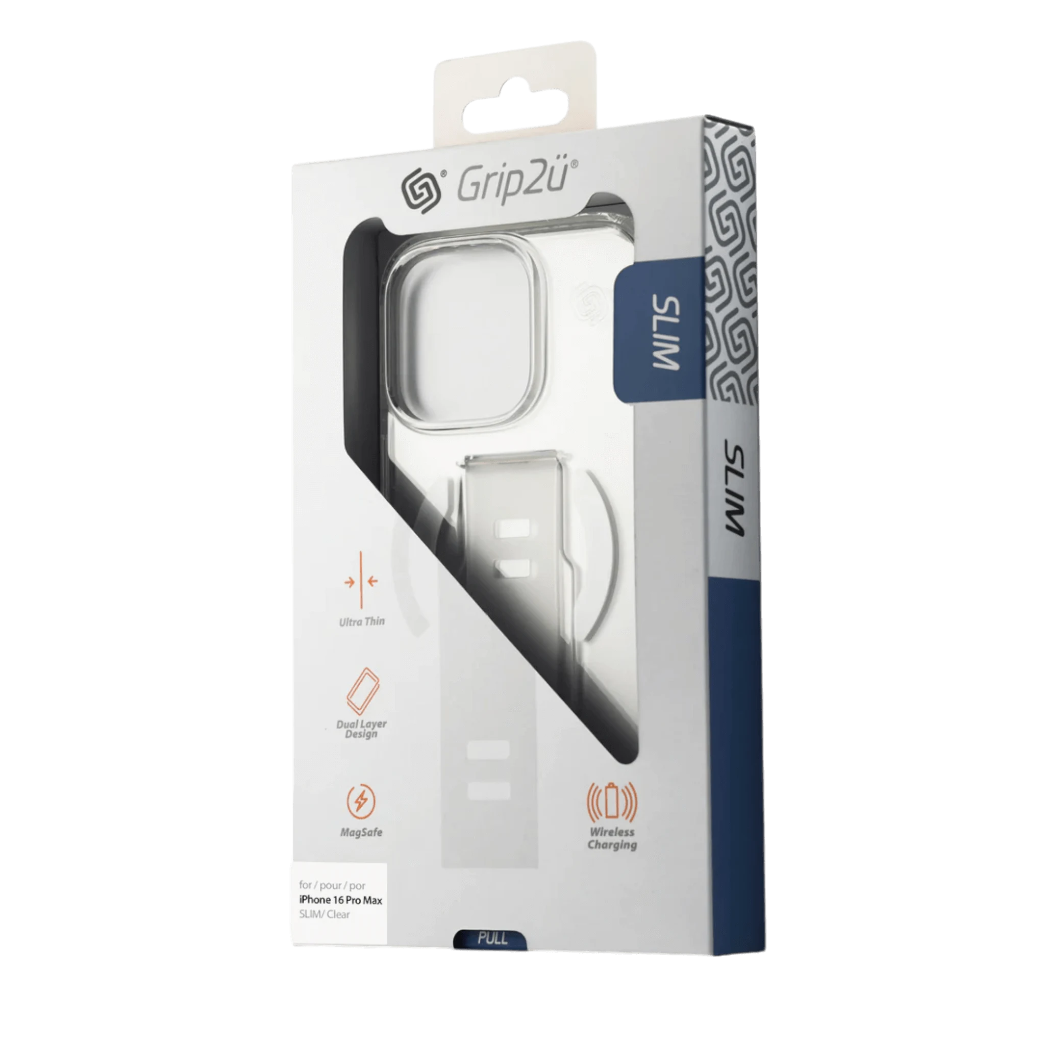 Grip2u Case for iPhone 16 Pro SLIM - MagSafe - Clear Grip2u Case for iPhone 16 Pro SLIM - MagSafe - Clear