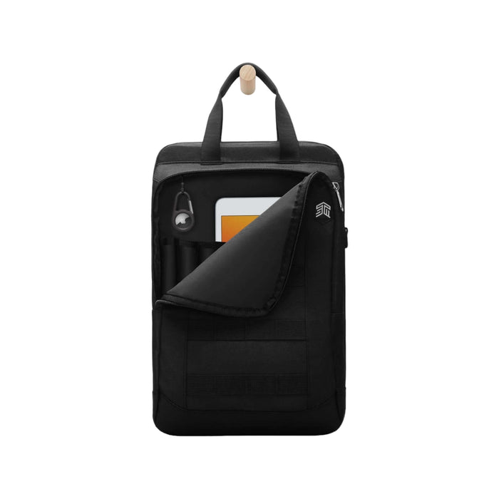 Belkin Secure Holder with Carabiner for AirTag in Black, Snap & lock system keeps AirTag safely, at TaMiMi Projects in Qatar.