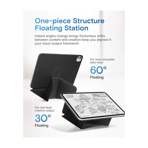 ‫كفر موفت للايباد ١١ انش من تميمي بروجكتس في قطر. جلد نباتي مقاوم للخدوش، تصميم نحيف، وضعيات عرض متعددة.