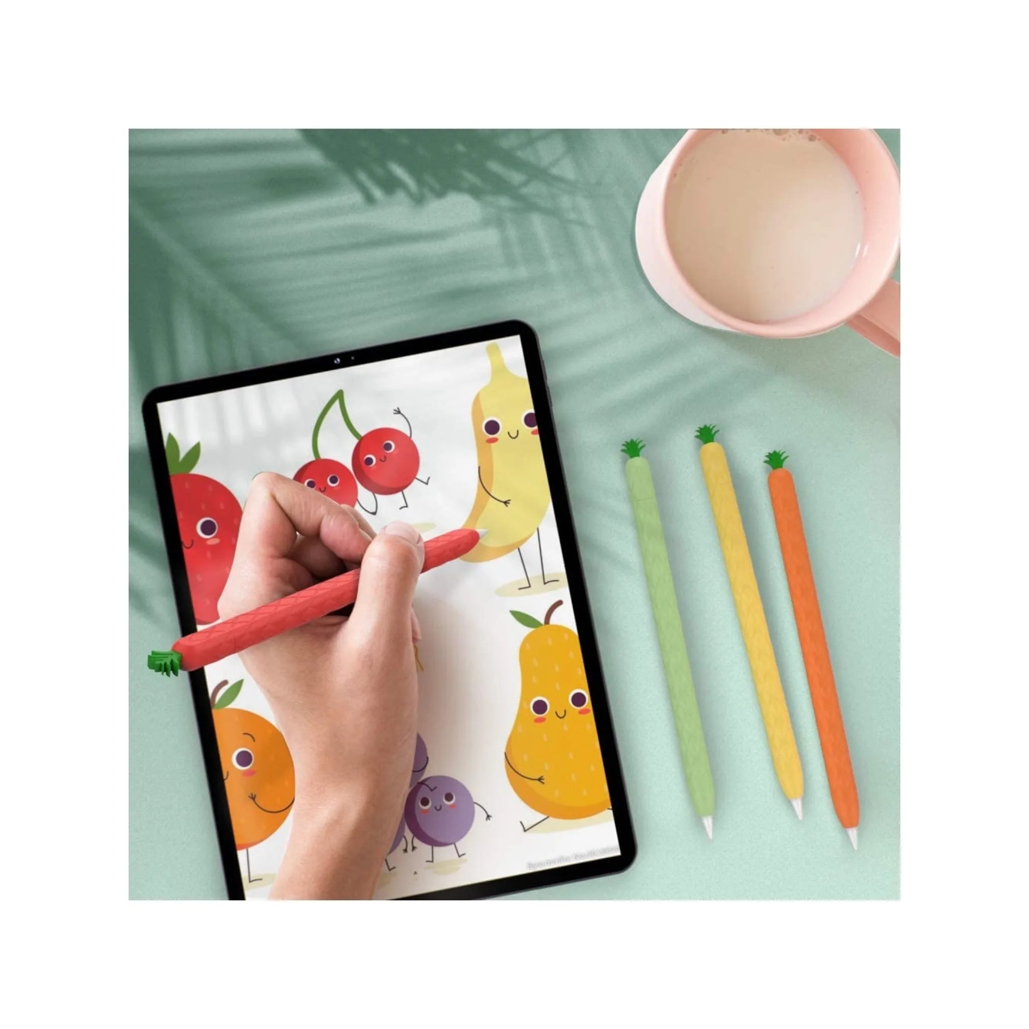 AhaStyle Case for Apple Pencil 2 / Pro - Red Pineapple AhaStyle Case for Apple Pencil 2 / Pro - Red Pineapple
