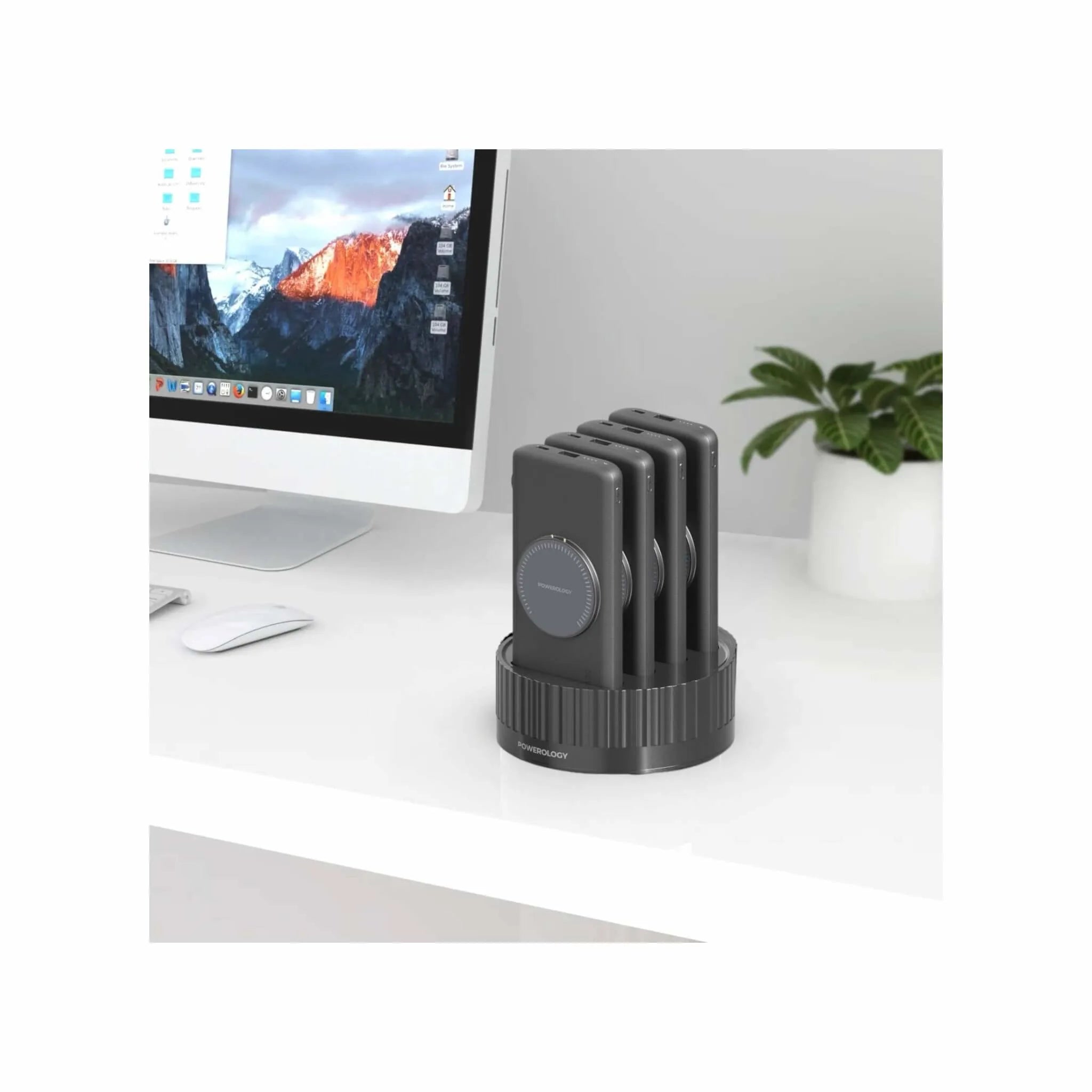 Powerology 4-in-1 Wireless Charging Station - Black Powerology 4-in-1 Wireless Charging Station - Black