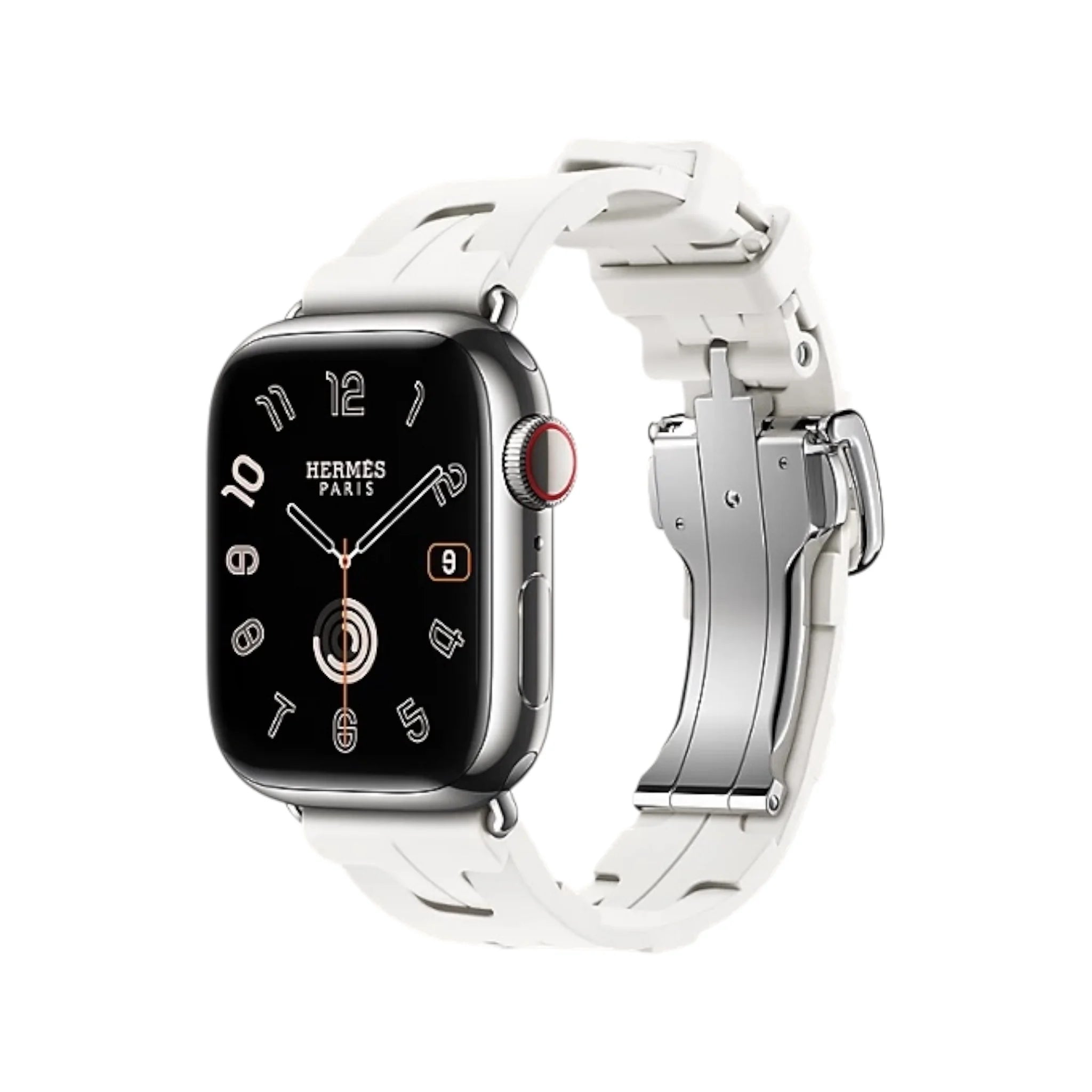 Hermès Apple Watch Band 42mm - Blanc Kilim Hermès Apple Watch Band 42mm - Blanc Kilim