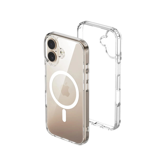 Xundd iPhone 17 Magnetic Case - Clear, Supports magnetic wireless charging with the case, at TaMiMi Projects in Qatar