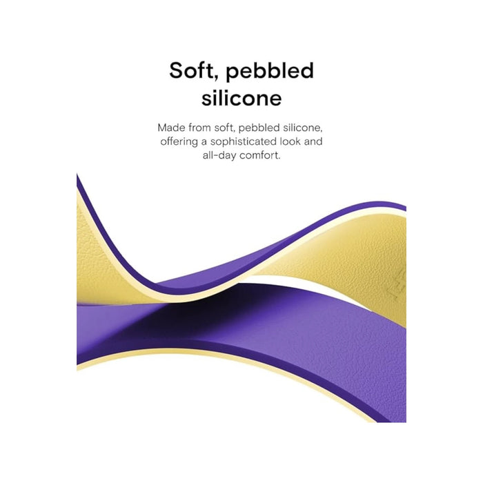 Moft Snap Apple Watch Band - Yellow x Purple, Apple Watch from Series 1 to Series 11, and Ultra 1/2/3، TaMiMi Projects in Qatar.