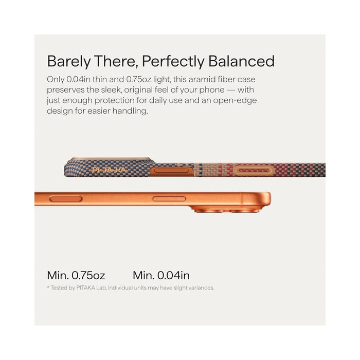 Pitaka iPhone 17 Pro Max Case in Sunset
Available now from TaMiMi Projects in Qatar.