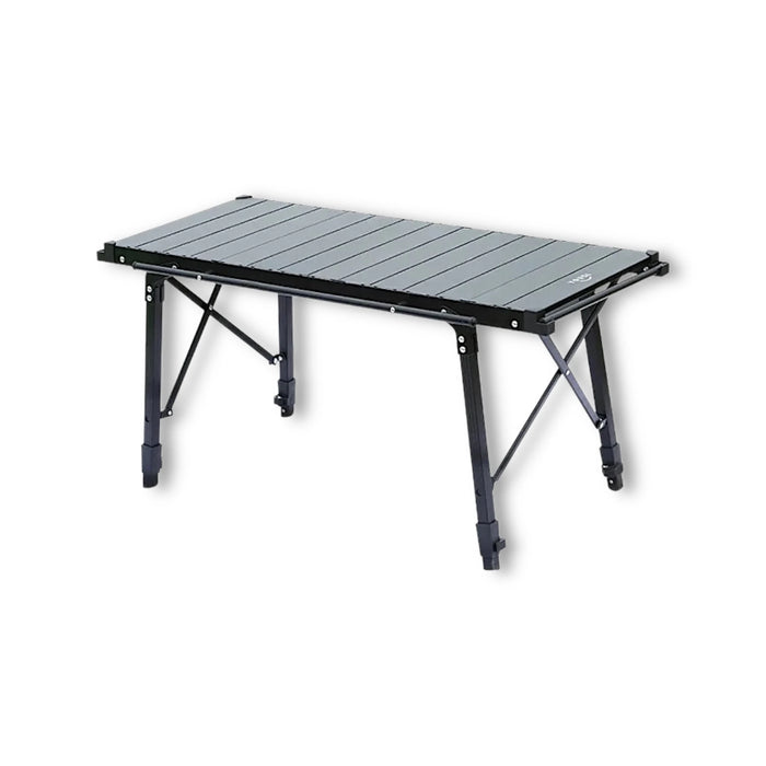Folding Table with Grill / Stove, Durable folding camping table with adjustable height 43–64 cm, at TaMiMi Projects Qatar.