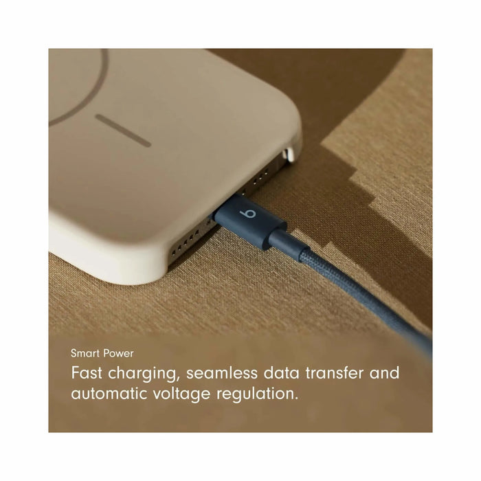 Beats USB‑C to USB‑C Woven Cable (1.5 m) - Nitro Navy, available now from TaMiMi Projects in Qatar.