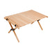 Portable Wooden Folding Camping Table, Made of weatherproof acacia wood for durability, at TaMiMi Projects in Qatar. 