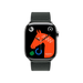 Apple Watch Hermès Series 10, 46mm Silver Titanium with Noir Single Tour Band, elegant & luxurious, at TaMiMi Projects, Qatar.