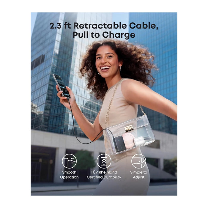 Anker Nano 10000mAh 45W Power Bank with Built-in USB-C Cable - Black
Available now from TaMiMi Projects in Qatar.