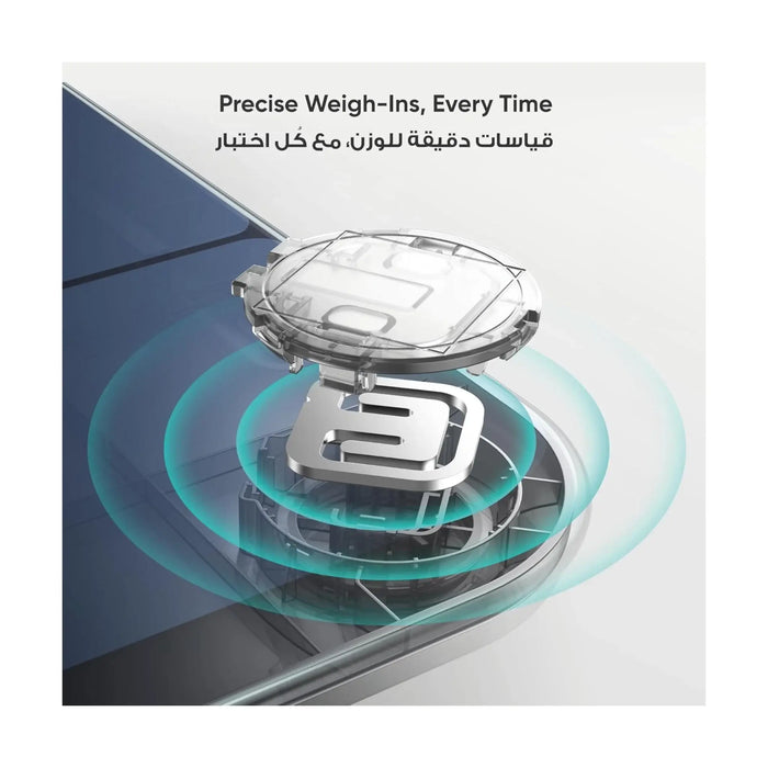 ‫ميزان انكر الذكي يوفى P3, يوفر ١٦ مقياسًا صحيًا مثل  الوزن، نسبة الدهون، نبضات القلب، وكتلة العضلات متوفر لدي تميمي بروجكتس في قطر
