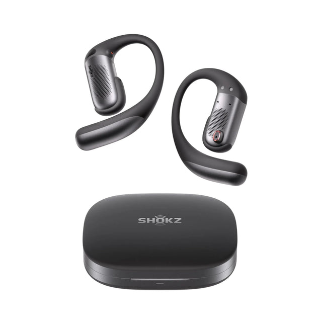 Shokz OpenFit Pro, High-quality audio with deep bass and Dolby Atmos support. TaMiMi Projects Qatar.