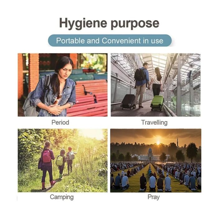 Electric travel bidet for outdoor and home use from TaMiMi Projects Qatar