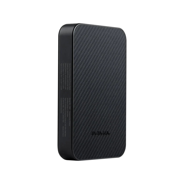 Pitaka Magnetic Power Bank 10000mAh Qi2 Wireless, Slim design for daily use and portability. TaMiMi Projects Qatar.