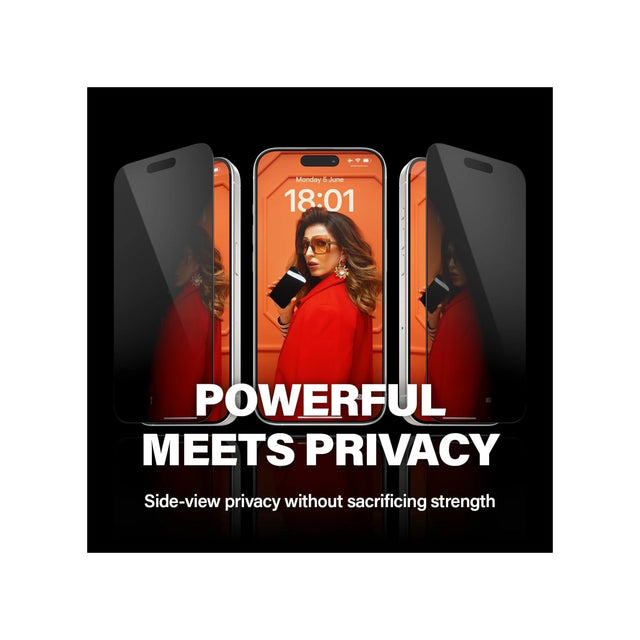 PanzerGlass™ Screen Protector for iPhone 15 Pro - Privacy, Available now from TaMiMi Projects in Qatar.