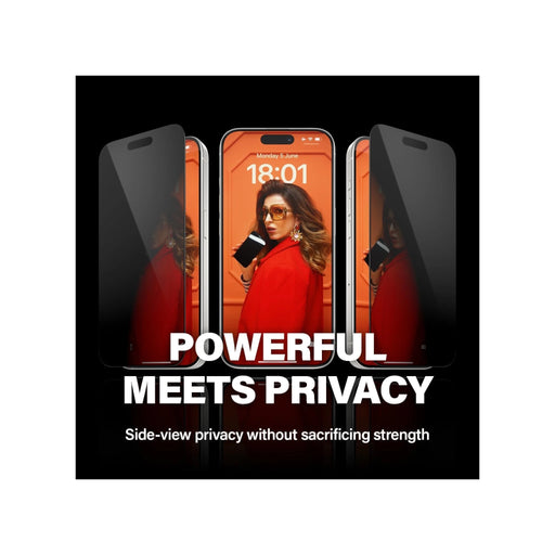 PanzerGlass™ Screen Protector for iPhone 15 Pro - Privacy, Available now from TaMiMi Projects in Qatar.