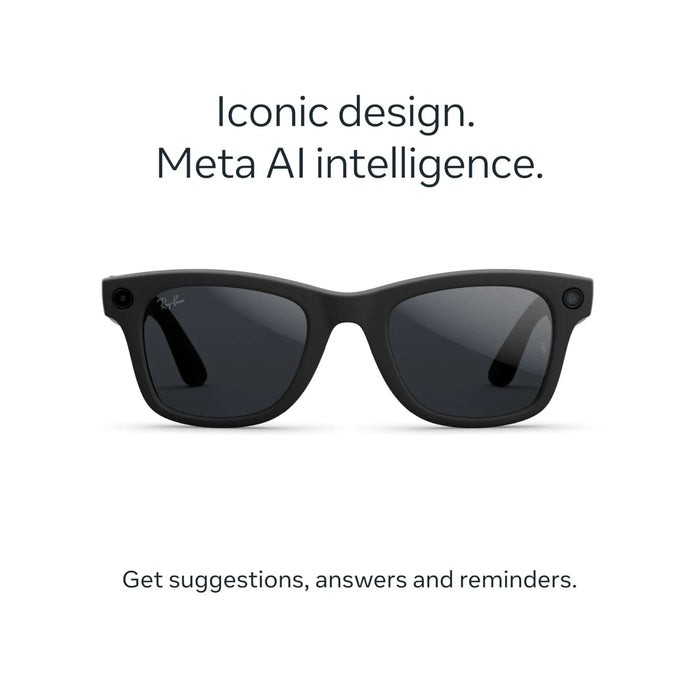 Ray-Ban Meta Wayfarer Gen 2 Matte Black / Transitions Grey - Standard