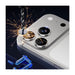 Blueo Sapphire PVD Steel Camera Ring for iPhone 17 Pro/17 Pro Max - Silver، Available now from TaMiMi Projects in Qatar.