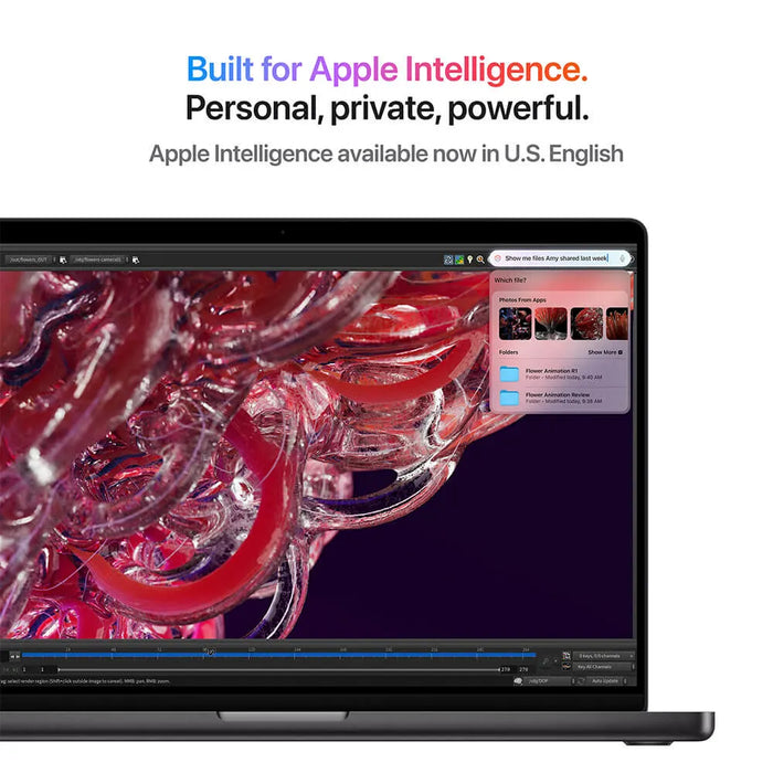 ‫ماك بوك برو ١٤ إنش بشريحة M4 Pro / M4 Max‬, ‫يدعم حتى ٤ شاشات خارجية (مع M4 Max).‬ متوفر في تميمي بروجكتس قطر