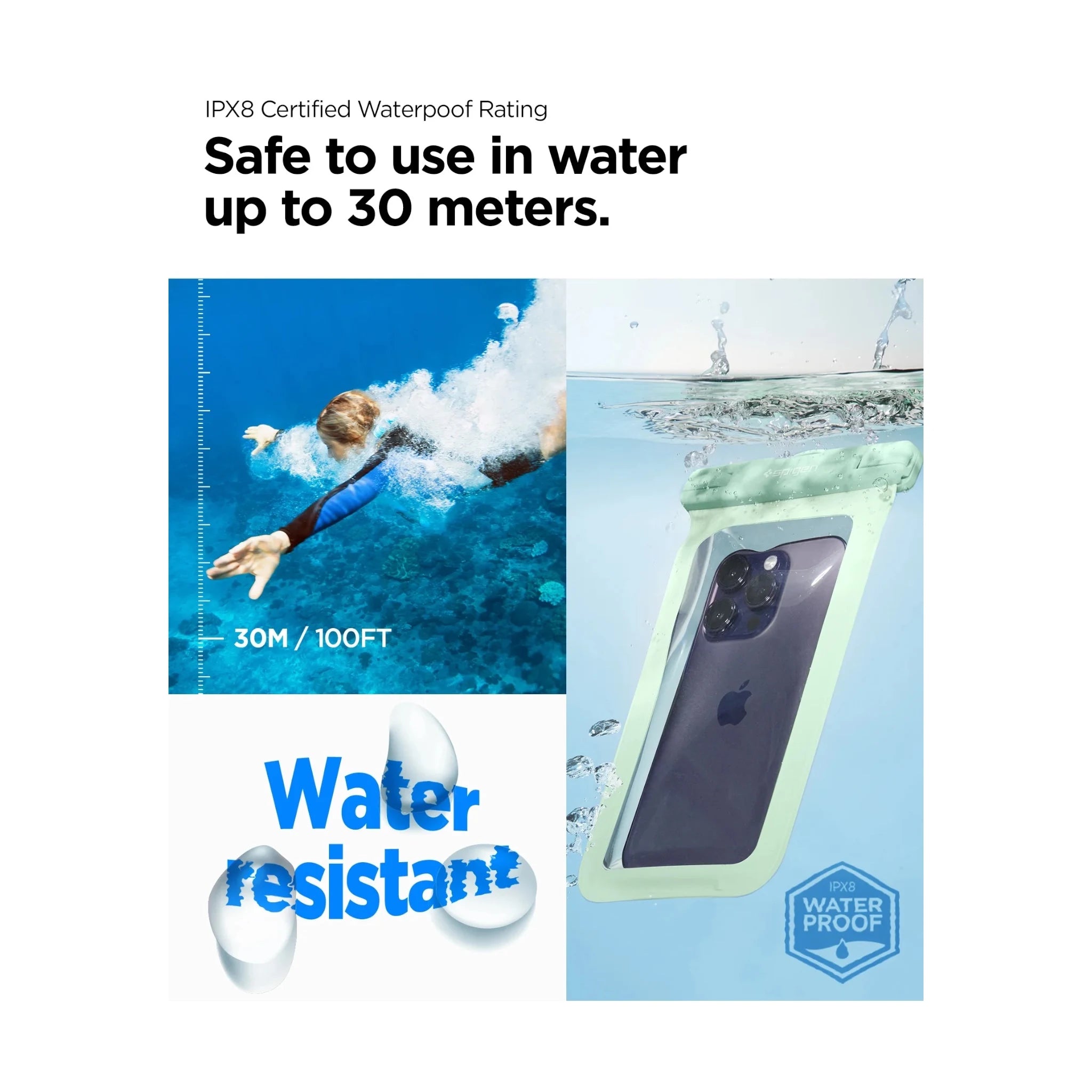 Spigen AquaShield Waterproof Case - 2 Pack Spigen AquaShield Waterproof Case - 2 Pack