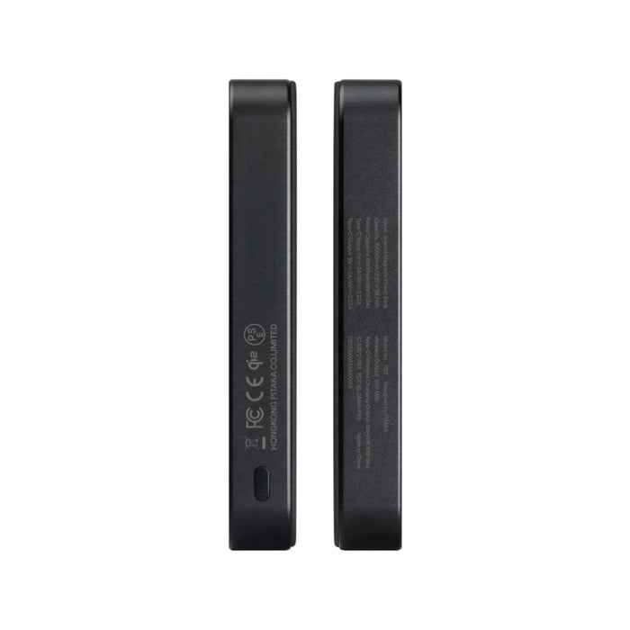 Pitaka Magnetic Power Bank 10000mAh Qi2 Wireless, Strong magnetic attachment. TaMiMi Projects Qatar.