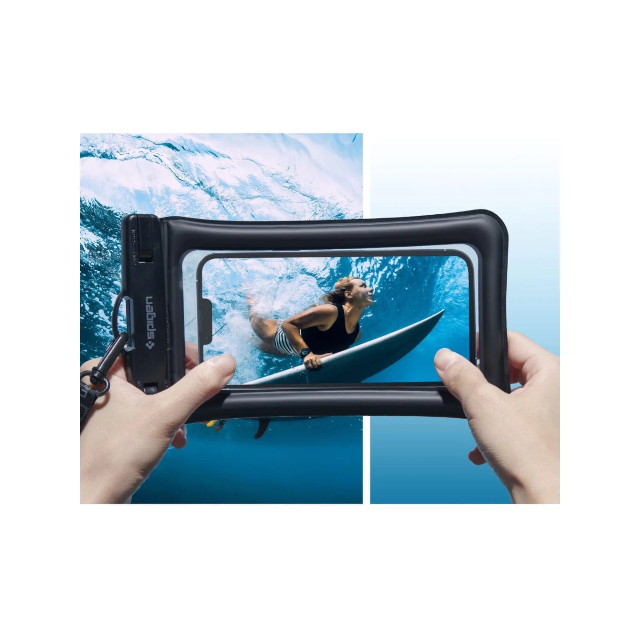Spigen Universal Waterproof Case - Black Spigen Universal Waterproof Case - Black