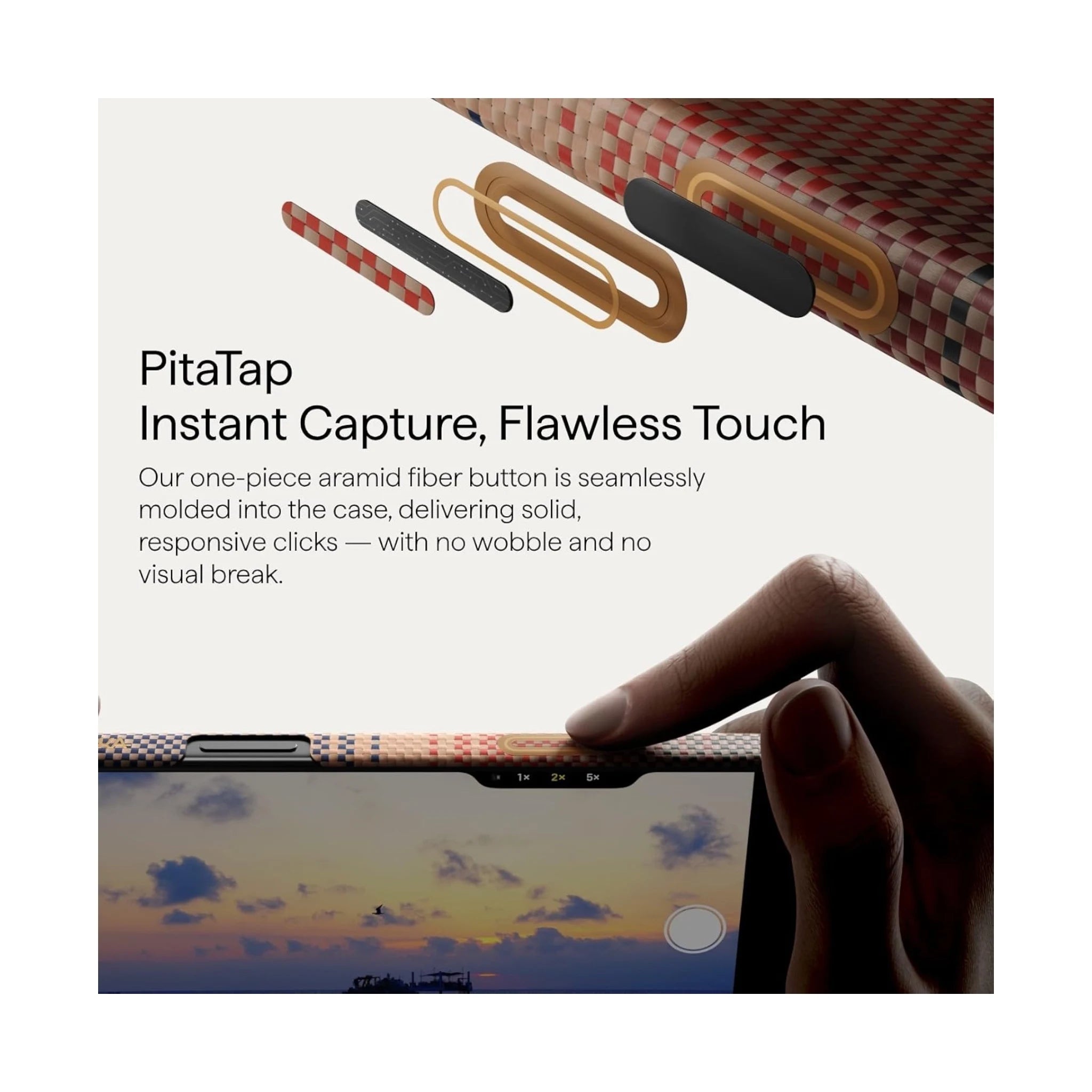 Pitaka iPhone 17 Pro Max Case - Sunset Pitaka iPhone 17 Pro Max Case - Sunset
