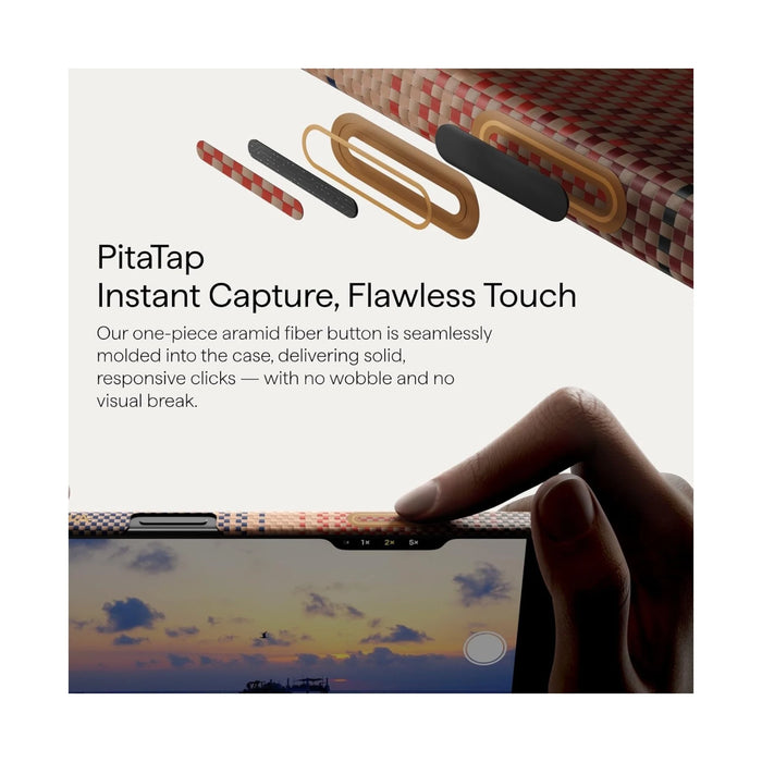 ‫احصل على كفر بيتاكا للايفون ١٧ برو ماكس من تميمي بروجكتس فى قطر. تصميم نحيف وألياف أراميد متينة. حماية مثالية ودعم ماج سيف. 