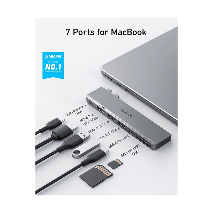 ‫احصل على وصلة انكر من تميمي بروجكتس في قطر. يدعم HDMI 4K، شحن سريع 100 واط، منافذ USB-A ومنافذ لبطاقات الذاكرة